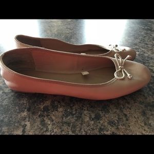 Tan Merona flats w/ bow- SIZE 11